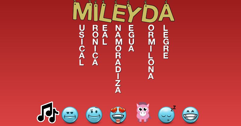 Emoticones para mileyda - Emoticones para tu nombre