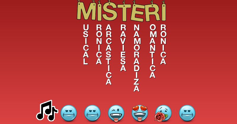 Emoticones para misteri - Emoticones para tu nombre