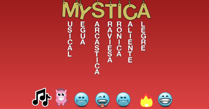 Emoticones para mystica - Emoticones para tu nombre