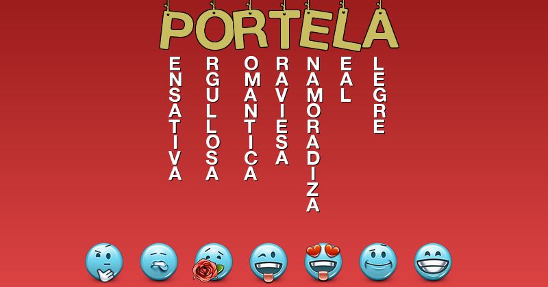 Emoticones para portela - Emoticones para tu nombre