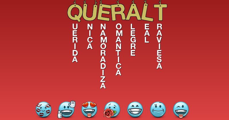 Emoticones para queralt - Emoticones para tu nombre