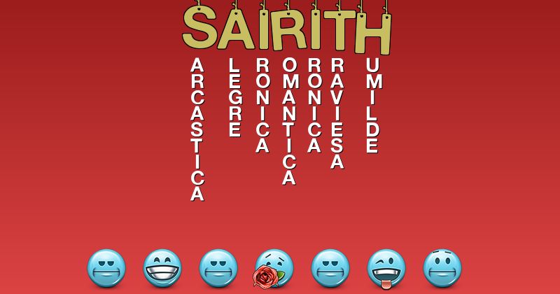 Emoticones para sairith - Emoticones para tu nombre