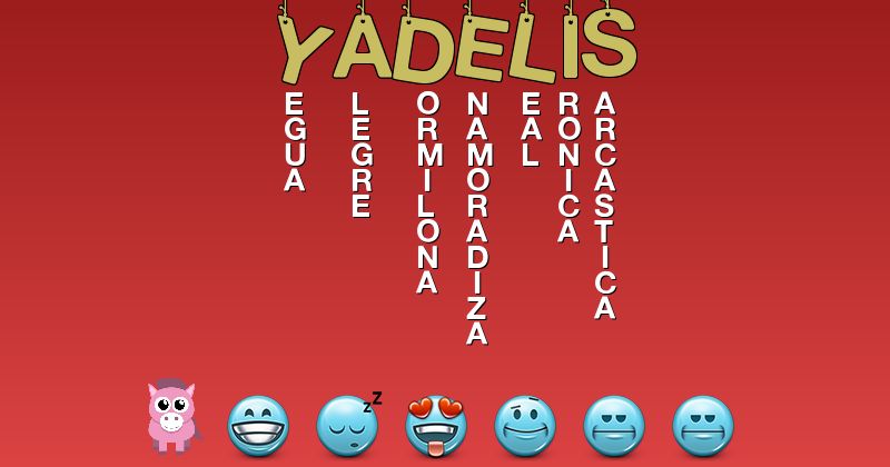 Emoticones para yadelis - Emoticones para tu nombre