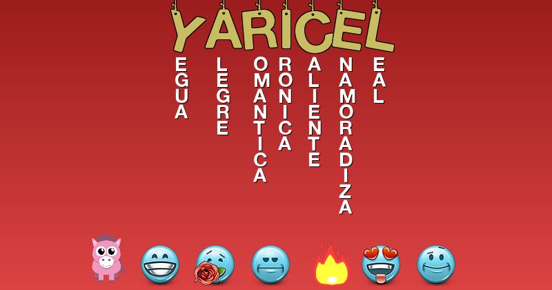 Emoticones para yaricel - Emoticones para tu nombre