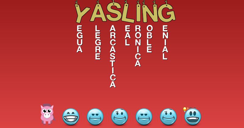 Emoticones para yasling - Emoticones para tu nombre