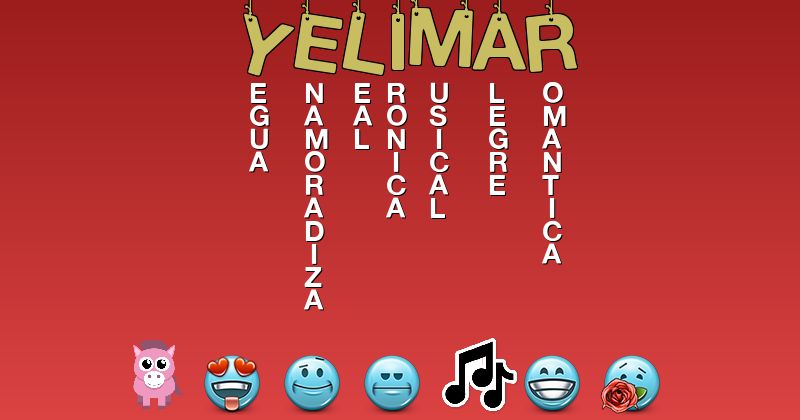 Emoticones para yelimar - Emoticones para tu nombre