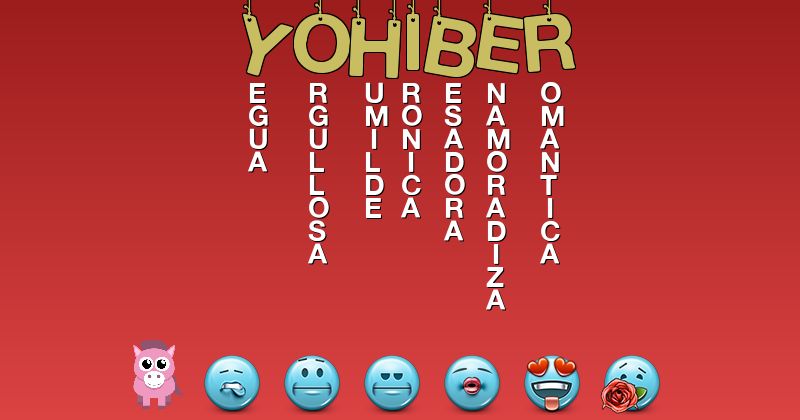 Emoticones para yohiber - Emoticones para tu nombre