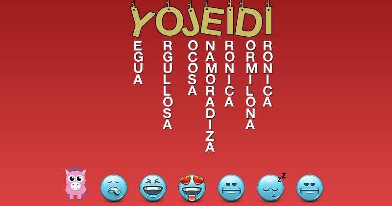 Emoticones para yojeidi - Emoticones para tu nombre