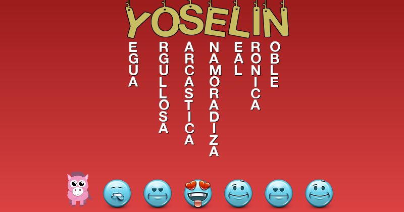 Emoticones para yoselin - Emoticones para tu nombre