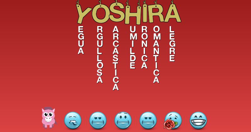 Emoticones para yoshira - Emoticones para tu nombre
