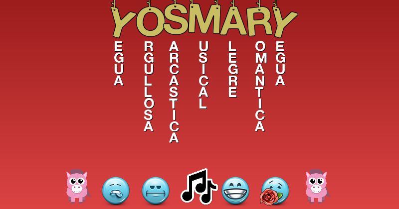 Emoticones para yosmary - Emoticones para tu nombre