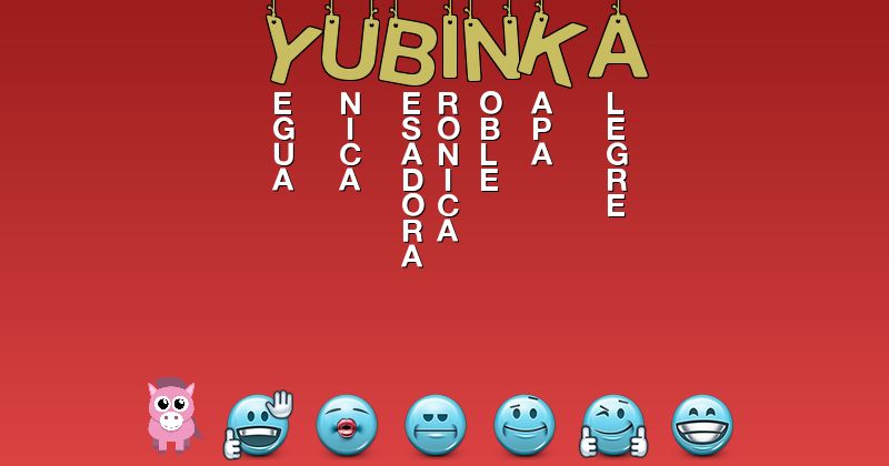 Emoticones para yubinka - Emoticones para tu nombre