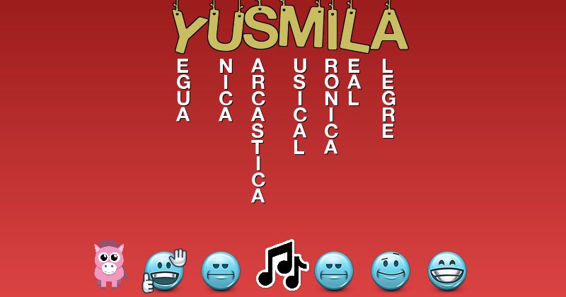 Emoticones para yusmila - Emoticones para tu nombre