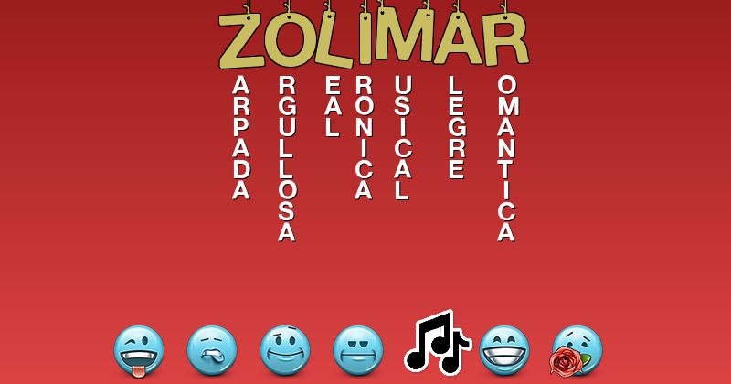 Emoticones para zolimar - Emoticones para tu nombre