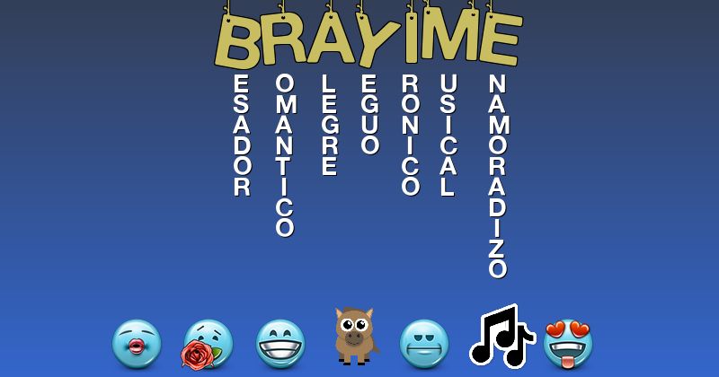 Emoticones para brayime - Emoticones para tu nombre