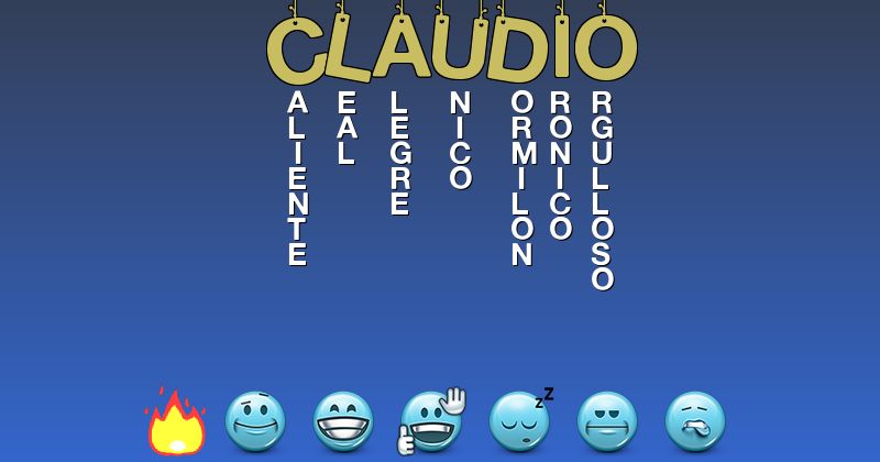 Emoticones para claudio - Emoticones para tu nombre