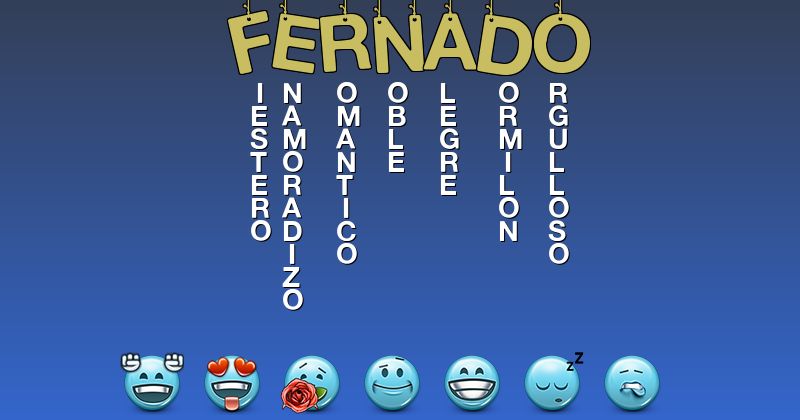 Emoticones para fernado - Emoticones para tu nombre