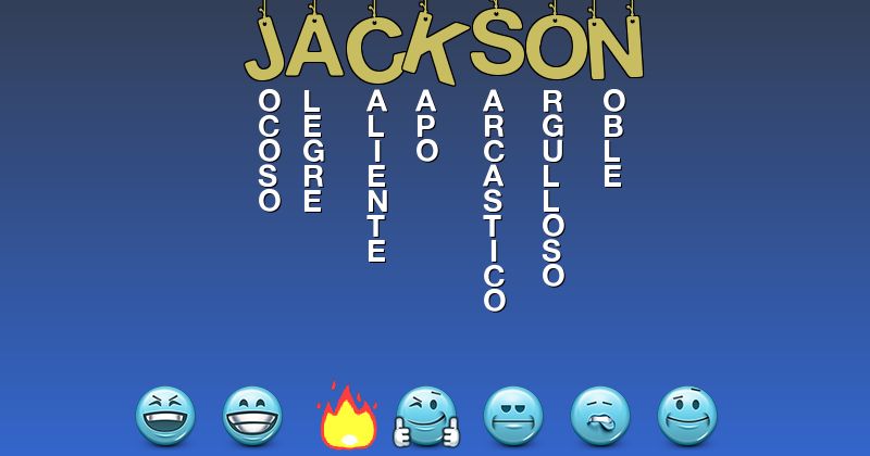 Emoticones para jackson - Emoticones para tu nombre