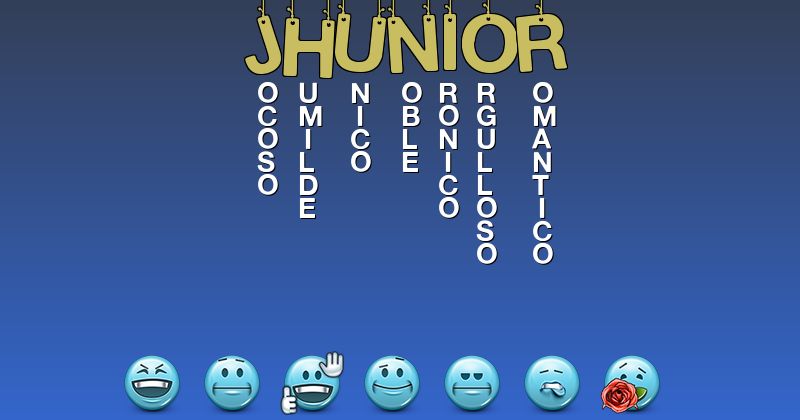 Emoticones para jhunior - Emoticones para tu nombre