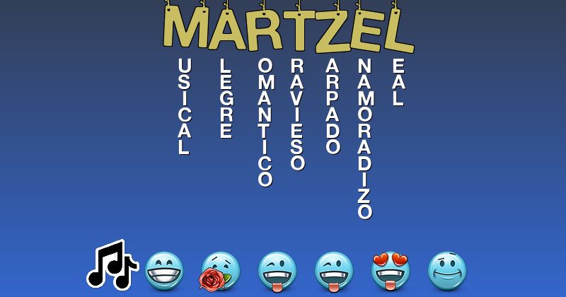 Emoticones para martzel - Emoticones para tu nombre