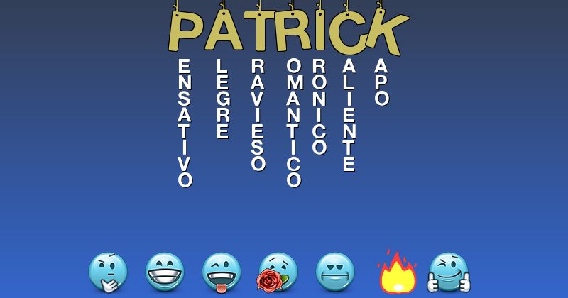 Emoticones para patrick - Emoticones para tu nombre