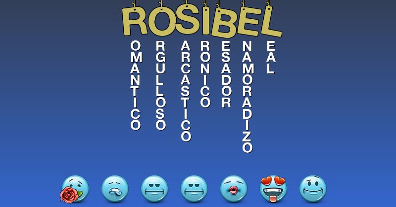 Emoticones para rosibel - Emoticones para tu nombre