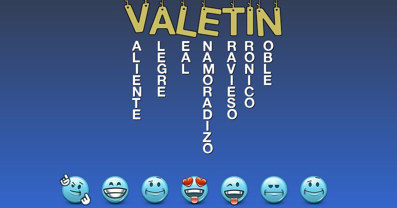 Emoticones para valetin - Emoticones para tu nombre