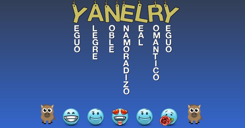 Emoticones para yanelry - Emoticones para tu nombre