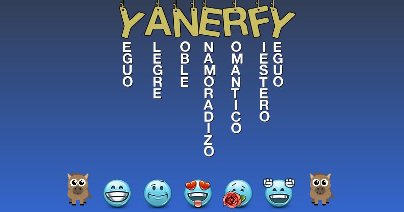 Emoticones para yanerfy - Emoticones para tu nombre