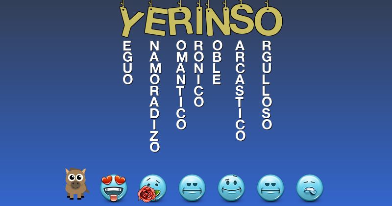 Emoticones para yerinso - Emoticones para tu nombre