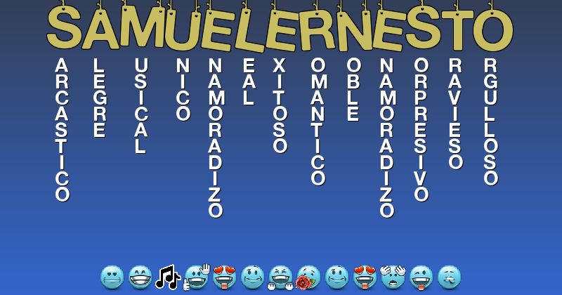 Emoticones para samuelernesto - Emoticones para tu nombre