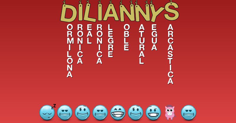 Emoticones para diliannys - Emoticones para tu nombre