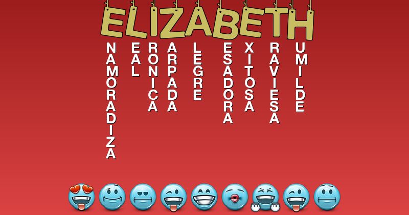 Emoticones para elizabeth - Emoticones para tu nombre
