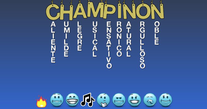 Emoticones para champiñon - Emoticones para tu nombre