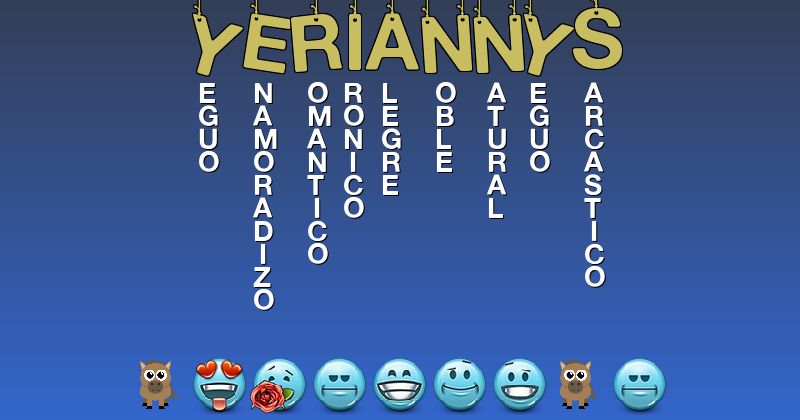 Emoticones para yeriannys - Emoticones para tu nombre