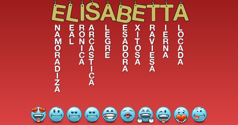 Emoticones para elisabetta - Emoticones para tu nombre