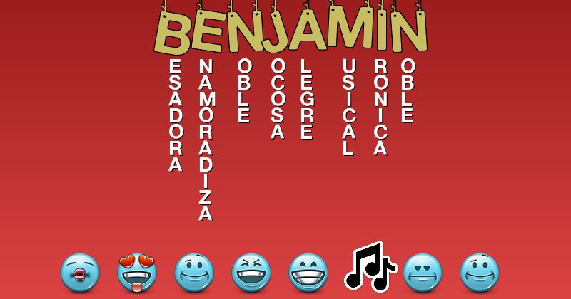 Emoticones para benjamín - Emoticones para tu nombre