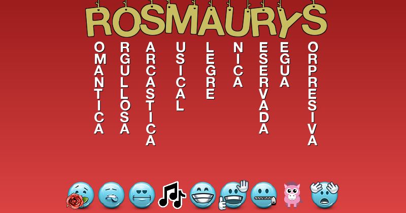 Emoticones para rosmaurys - Emoticones para tu nombre