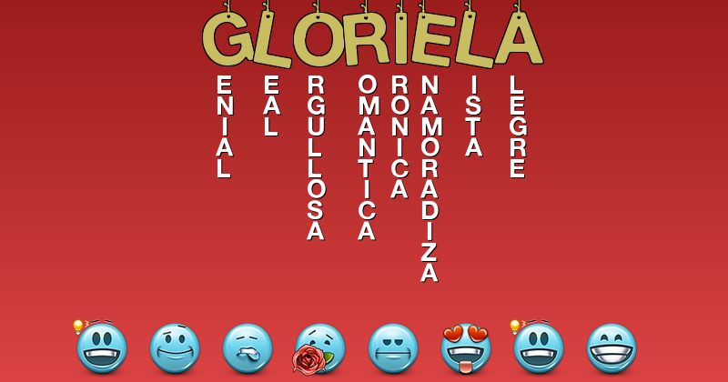 Emoticones para gloriela - Emoticones para tu nombre