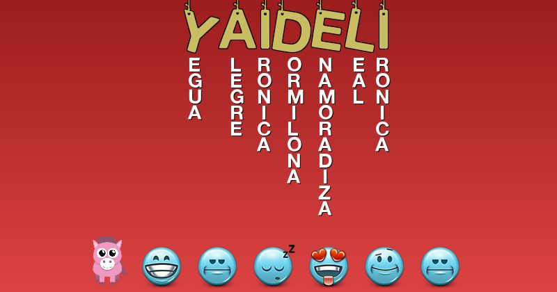 Emoticones para yaidelí - Emoticones para tu nombre