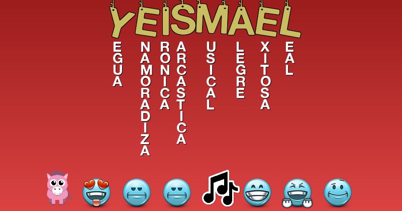 Emoticones para yeismael - Emoticones para tu nombre
