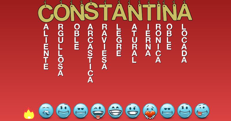 Emoticones para constantina - Emoticones para tu nombre