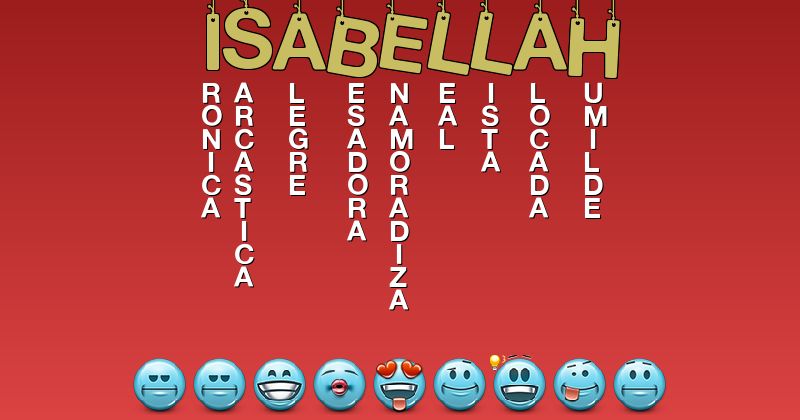 Emoticones para isabellah - Emoticones para tu nombre