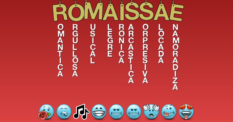 Emoticones para romaissae - Emoticones para tu nombre