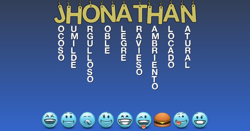 Emoticones para jhonathan - Emoticones para tu nombre