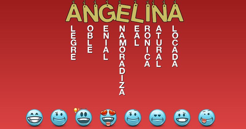 Emoticones para angelina - Emoticones para tu nombre