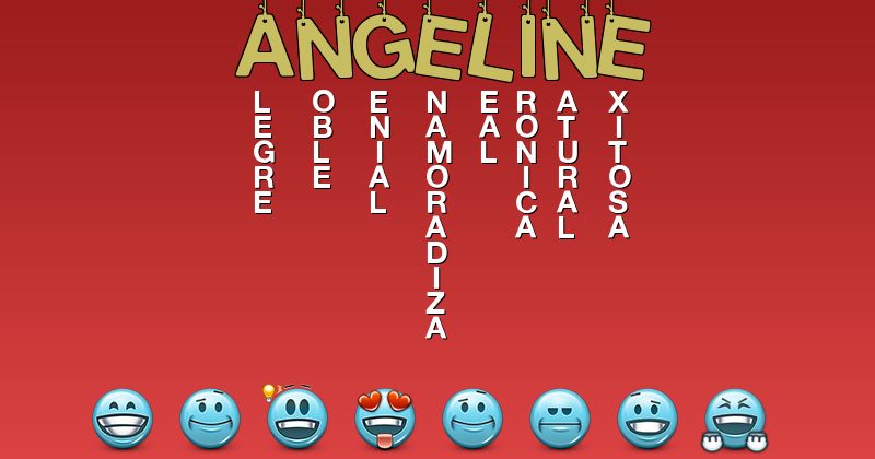 Emoticones para angeline - Emoticones para tu nombre