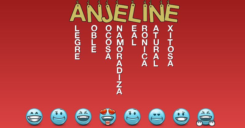 Emoticones para anjeline - Emoticones para tu nombre