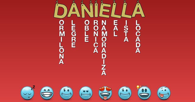 Emoticones para daniella - Emoticones para tu nombre