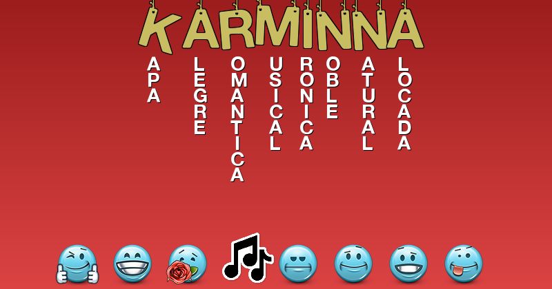 Emoticones para karminna - Emoticones para tu nombre
